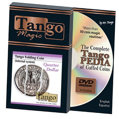 Folding Quarter Internal System (w/DVD)(D0023) by Tango - Trick (D0023) von Tango Magic