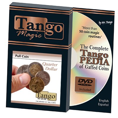 Pull Coin (D0053) (Quarter w/DVD) by Tango - Trick von Tango Magic