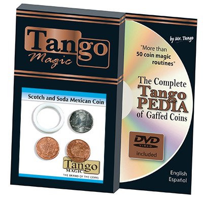 Scotch And Soda Mexican Coin (w/DVD)(D0050) by Tango - Trick von Tango Magic