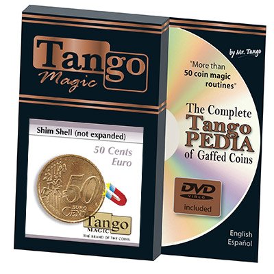 Shim Shell (50 Cents Euro Coin NOT EXPANDED w/DVD) by Tango-(E0073) von Tango Magic