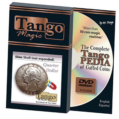 Shim Shell Quarter Dollar (w/DVD) by Tango - Trick (D0084) von Tango Magic