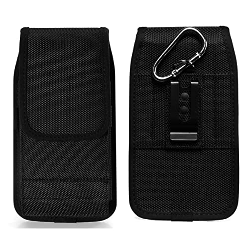 Handytasche Gürtel Tasche mit Clip Handy Holster Gürteltasche Hülle für iPhone 15 Pro Max 14 13 Pro Max 15 Plus, Samsung Galaxy A25 A34 A54 A53 S23 FE S21 FE S24 Plus A15, Moto G84 G54, Pixel 8 7a von Tangostu