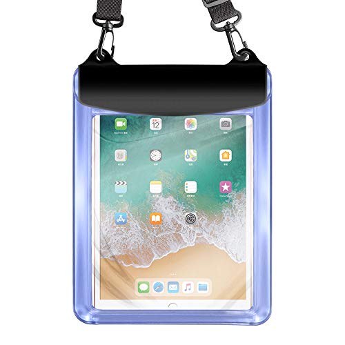 Wasserdichte Universal-Schutzhülle für Tablets mit 10.2 / 9.7, iPad Pro 11 / 10.5, iPad Air, Samsung Galaxy Tab, Surface Go, Lenovo Dragon Touch Fusion5, Asus Vankyo MatrixPad Simbans LG (blau) von Tangostu