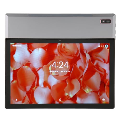 10,1-Zoll-Tablet, 16 GB RAM 1 TB ROM, Octa-Core-CPU, 4G LTE 5G WiFi-Tablet, 8000-mAh-Dual-Kamera-Tablet mit Schutzhülle für Unternehmen, Büro (Grey) von Tangxi