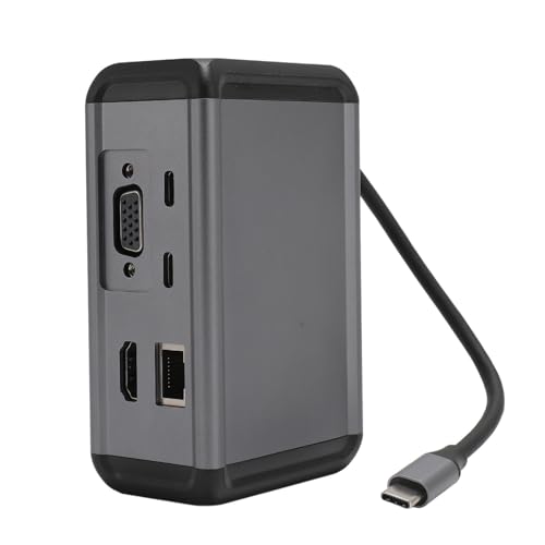 12 in 1 USB C Laptop Dockingstation, VGA PD RJ45 USB3.0 Typ C Anschlüsse, USBC Hub, 4K Ultra HD Display 12 in 1 USB C Laptop Dockingstation, VGA PD RJ45 USB3.0 Typ C Anschlüsse, USBC Hub, 4K Ultra HD Display von Tangxi