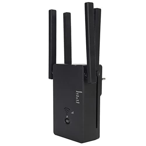 1200Mbps WiFi Extender für Home Office, 5G Dual Band WiFi SignalRange Extender, Wireless AP WiFi Internet Verstärker mit 4 Antennen, Bis zu 105 Geräte von Tangxi