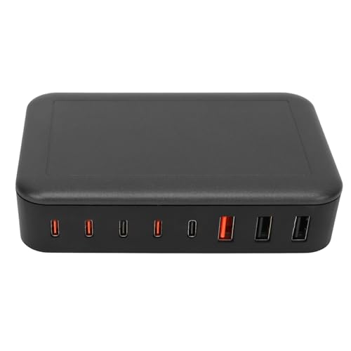 135W Schnelle Ladeblöcke, Überladungsschutz PD65W Space Saving Keep -Arbeitsplatte Organisierte Multiport USB C Ladung Hub Tragbar für (EU-Stecker) von Tangxi
