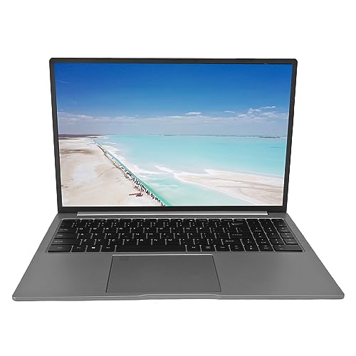 16-Zoll-Laptop, 12 Core 16 Thread, Ultradünner Tragbarer Laptop mit Kabelloser Maus, Auflösung 2560 X 1600, Eingebauter 5500-mAh-Akku,180-Grad-Winkel, für Unternehmen, Büro, (32 von Tangxi