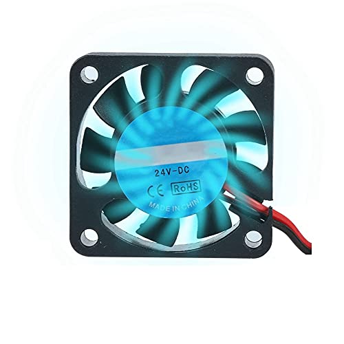 2 STÜCKE 3D Drucker Lüfter,Tangxi 40x40x10mm 3D Drucker Lüfter, DC 24V 7000RPM Super Leiser 4010 Lüfter für Ender 3 RepRap i3 CR-10 3D Drucker von Tangxi