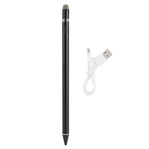 2-in-1-Stift-Touchscreen-Stift mit Stiftspitze aus Reinem Kupfer Zum Notieren/Berühren/IOS/Android-Systeme/Telefon/Tablet, Schwarz 2-in-1-Stift-Touchscreen-Stift mit Stiftspitze aus Reinem Kupfer Zum Notieren/Berühren/IOS/Android-Systeme/Telefon/Tablet, Schwarz von Tangxi