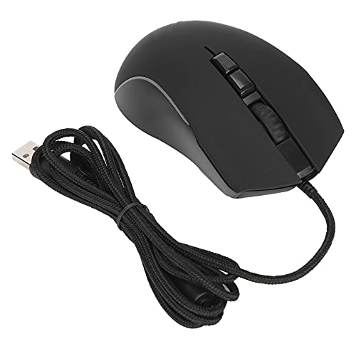 6 Einstellbare DPI Bis zu 7200, Ergonomische Gamer-Laptop-PC-Maus, Gaming-Mäuse mit 7 Programmierbaren Tasten, RGB-Beleuchtung Kabelgebundene Maus, von Tangxi