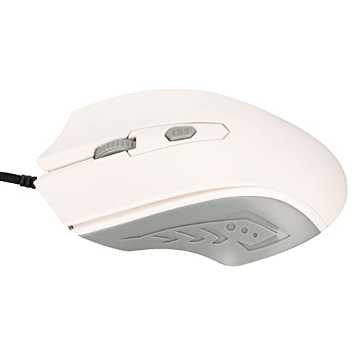 AI Voice Input Mouse, Ergonomisches Design AI Voice Mäuse mit Eingebauter USB Soundkarte, Einstellbare DPI 800/1200/1600/2400 RGB Gaming Maus mit Hintergrundbeleuchtung für Game (Stummschalttaste) von Tangxi