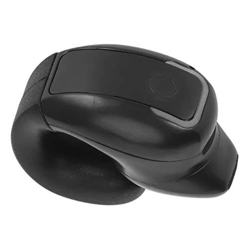 Tangxi Bluetooth 5.3 Heaset, Kabellose Geräuschunterdrückung GD28 Open-Ear-Kopfhörer, IPX4 Wasserdichter Einzelohrhörer-Ohrclip-Ohrhörer für Laufen, Radfahren, Sport (Schwarz) von Tangxi