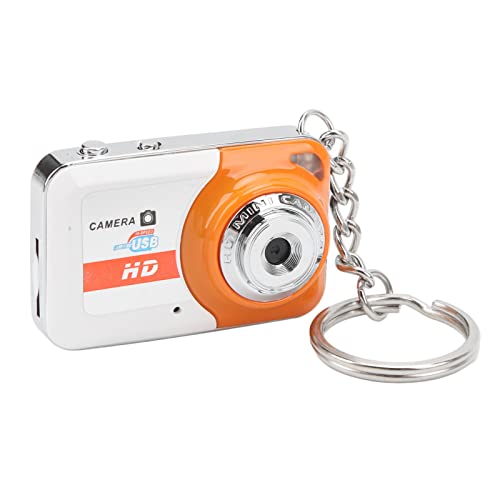 Digitalkamera, DV-Kamera mit Exquisiter Persönlichkeit, Tragbare High-Definition-Taschenkamera für Kinder, Jugendliche, Studenten, Vlogging, Fotografie (Orange) von Tangxi