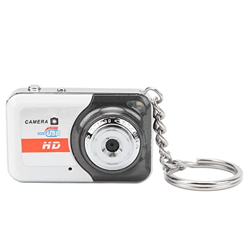 Digitalkamera, DV-Kamera mit Exquisiter Persönlichkeit, Tragbare High-Definition-Taschenkamera für Kinder, Jugendliche, Studenten, Vlogging, Fotografie (Silber grau) von Tangxi