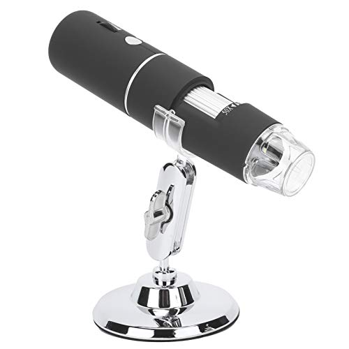 Drahtloses Digitalmikroskop, 1080P 50X-1000X Handheld WiFi Drahtlose Lupenkamera mit 8 LED-Leuchten + Ständer für Android/für für Tablet Drahtloses Digitalmikroskop, 1080P 50X-1000X Handheld WiFi Drahtlose Lupenkamera mit 8 LED-Leuchten + Ständer für Android/für für Tablet von Tangxi
