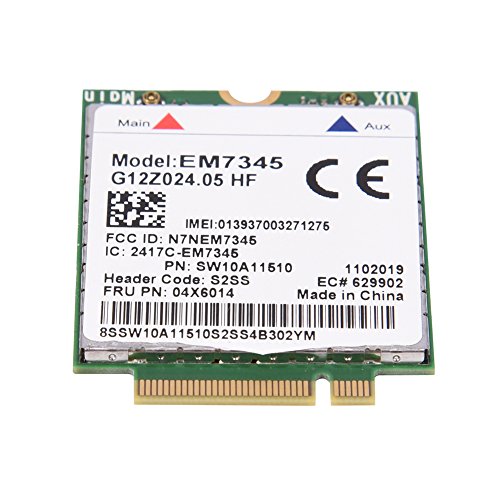 EM345 4G-Modul, 4G LTE WWAN-Kartenmodul für Thinkpad X250 X1C W550 T450 X240 T440, 4G-Modulkarte für Thinkpad von Tangxi