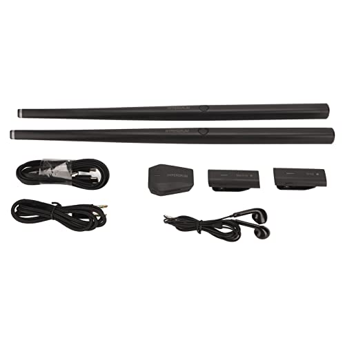 Elektrisches Lufttrommel Set Air Drum Sticks, Tragbares Virtual Reality Drum Kit, Digitale Percussion Maschine mit Unterricht, für Anfänger und Erwachsene von Tangxi