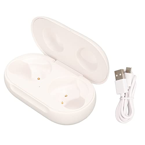 Ersatz-Ladegerät für Galaxy Buds, USB C Kabelgebundene Ohrhörer Ladebucht 300 MAh Kapazität für Galaxy Buds SM R170, für Galaxy Buds + SM R175 (Weiß) von Tangxi