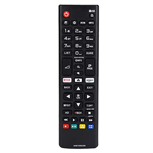 Ersatzfernbedienung,Tangxi TV Originalfernbedienung Controller SMART 3D LCD TV für LG AKB75095304 AKB75095305 AKB75095306 AKB75095308 Schwarz von Tangxi