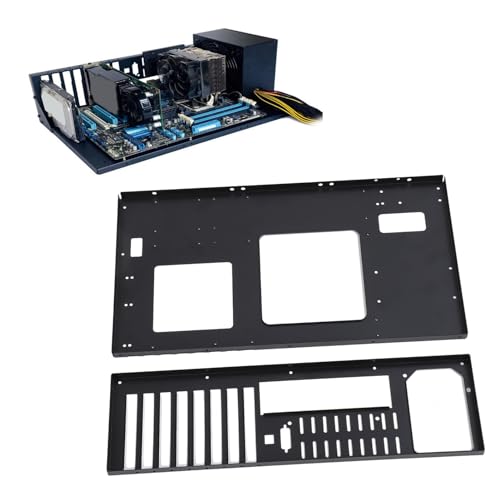 Gaming PC Gehäuse, DIY ATX Open Chassis Case Rack für ATX M ATX ITX Motherboards, Open Air Computer Case Rack, Mining Rig Frame Support X79 X99 von Tangxi