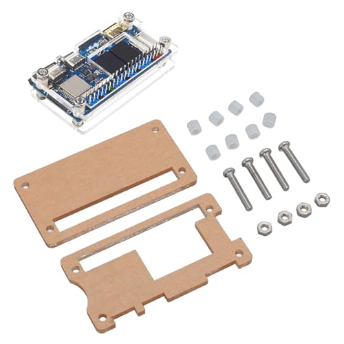 Gehäuse für Orange Pi Zero 2W, Transparente Acryl Schutzhülle, Präzise Ausschnitte, Einfaches Gehäuse für Entwicklungsplatine, Leicht zu Erweitern von Tangxi