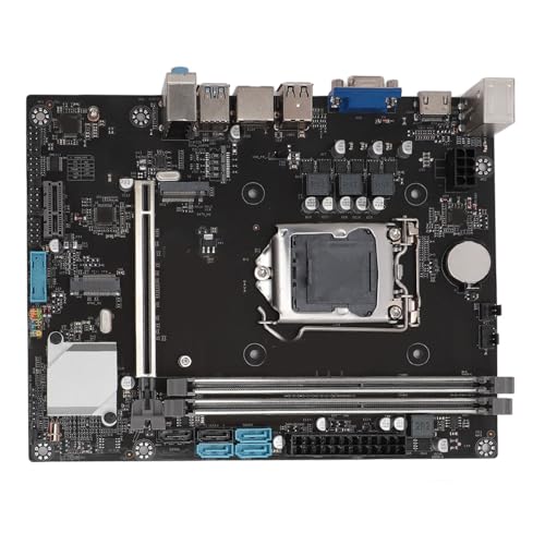 H81 ITX-Motherboard 22 * 17, Kompatibles LGA 1150 für H81 4. mit 24PIN-Netzteil und DDR3-Steckplatz*2, Unterstützt Bis zu 16G, PCIE*16 und VGA USB3 RTL8111H Gigabit RJ45 NIC von Tangxi