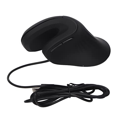Kabelgebundene Vertikale Maus, 6 Tasten USB Kabelgebundene Vertikale Ergonomische Mute Maus für Gaming Office, 800/1200/2400/3200 DPI Hohe Empfindlichkeit, für Windows-Systeme von Tangxi