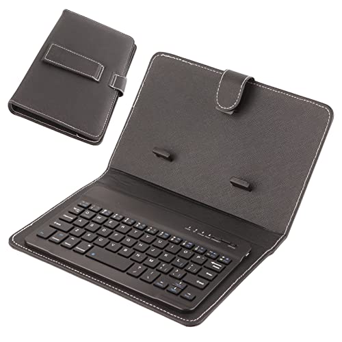 Kabellose Bluetooth-Tastatur, abnehmbare Universal-Tastatur für Tastatur und Schutzhülle für dünne Schutzhülle, kompatibel mit einem Handy von 4,5 bis 6,8 Zoll für Android/Windows (schwarz) von Tangxi