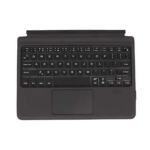 Kabellose Tastatur mit Trackpad, Tragbare Bluetooth5.0 Ultra Slim Mute Tastatur mit 7 Farbiger Hintergrundbeleuchtung für Go 3 (2021) Go 2 (2020) Go, 10 M Stabile Verbindung von Tangxi