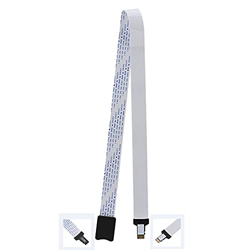 Kartenverlängerungskabel, Tangxi Micro TF zu TF Kartenverlängerungskabel 48 cm 60 cm zu TF Extender mit Case Extension Linker für GPS, Auto-DVD (60 Weiß) von Tangxi