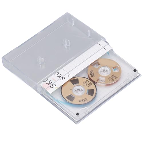 Leere Kassetten Zum Aufnehmen, 46 Minuten Aufnahmezeit, Klares Audio-Kassettenband, DIY-Musik, Geräuscharm, Tragbar, Ideal für Spulen-Kassettenspieler (-2610240073913) von Tangxi