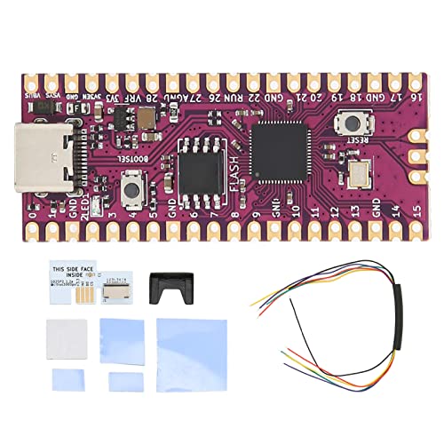 Raspberry Pi Pico Flexibles Mikrocontroller Board, Basierend auf Pi RP2040 Dual Core ARM Cortex M0+ Prozessor, mit SD2SP2 SDLoad SDL Adapter (Weiß) von Tangxi