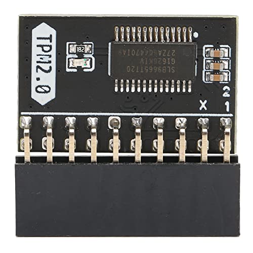 TPM2.0 Modul, 20Pin 2 10P Standalone Crypto Processor TPM 2.0 Encryption Security Replacement Module, für Win11 für Gigabyte für ASUS von Tangxi