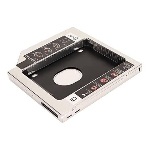 Tangxi 12,7-MM-2,5-Zoll-SATA-zu-SATA-Allgemeiner 2. SSD-Festplatten-Caddy 12,7-MM-2,5-Zoll-HDD-SATA-SATAII-SDD-Gehäuse mit Optischem Fach für Laptop-CD-DVD-ROM von Tangxi
