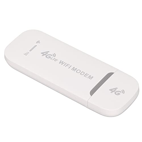 Tangxi 4G-LTE-USB-Modem, WLAN-Hotspot, 150 Mbit/s High-Speed-4G-LTE-USB-Netzwerkadapter, Mobiler Hotspot, Drahtloser Netzwerk-Smart-Router mit Integriertem SIM-Kartensteckplatz, Gemeinsame Nutzung von Tangxi
