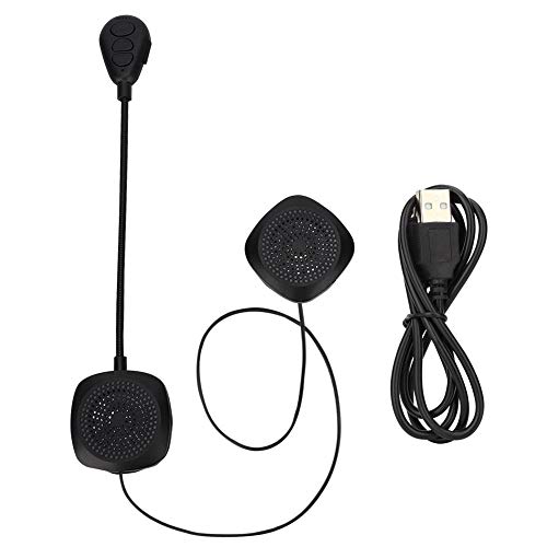 Tangxi Bluetooth 5.0 Helmkopfhörer, Motorrad-Funkkommunikationssystem Helm-Headset, Universal Helmet Audio Automatischer Anrufbeantworter (20~30 m/65,6-98,4 ft) von Tangxi