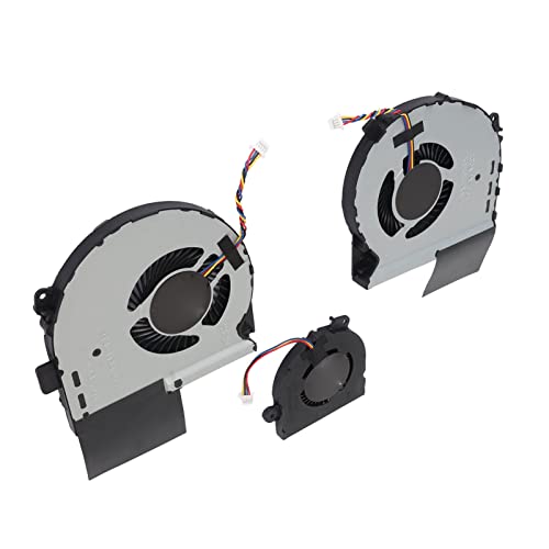 Tangxi CPU + GPU Lüfter Ersatz für Asus ROG Strix, Paar Lüfter Ersatz Kompatibel für GL703GS GL703GS DS74 GL703 Laptop von Tangxi