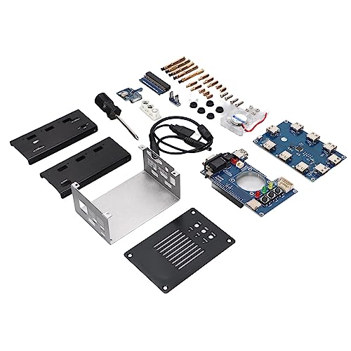 Tangxi FPGA-Metallgehäuse-Set - 32 MB SDRAM-Karte/IOBoard V6.1 / USB-Hub V2.1 DIY-Metallgehäuse-Kit, Offenes Gehäuse aus Aluminiumlegierung für Computer, Arcade-Boards von Tangxi
