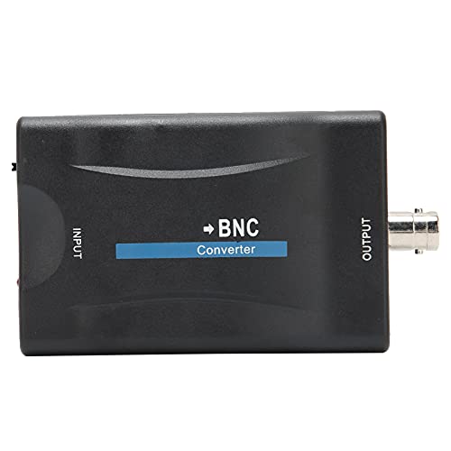 Tangxi HDMI-zu-BNC-Wandler, High-Definition-Multimedia-Schnittstelle zu BNC-Wandler Unterstützung für NTSC/PAL-Ausgang, Plug-and-Play, Video-Signal-Konvertierungsbox (Schwarz) von Tangxi