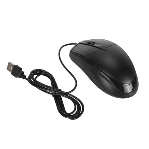 Tangxi Kabelgebundene Maus, 1000 DPI ABS 4,9 Fuß Kabelgebundene Maus mit 3 Multifunktionstasten für Desktop-Laptop, Komfortabler Griff, Ergonomische USB-Maus für das Heimschulbüro von Tangxi