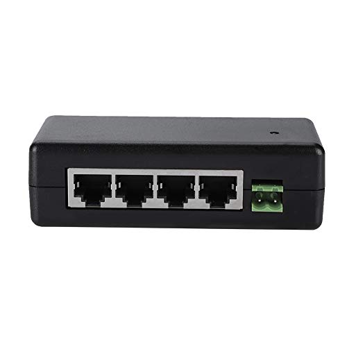 Tangxi Power Supply Injector 4-Port POE-Netzteilinjektor 12 V-48 V PC/Hub/Switch/Router POE-Ethernet-Netzteil mit IEEE802.3af / 802at für IP-Kamera Tangxi Power Supply Injector 4-Port POE-Netzteilinjektor 12 V-48 V PC/Hub/Switch/Router POE-Ethernet-Netzteil mit IEEE802.3af / 802at für IP-Kamera von Tangxi