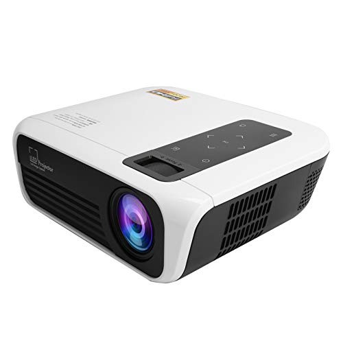 Tangxi -Projektor & Beamer, 1080P Full HD-Heimkino-Videoprojektor - LED-Farbe 16,7 KB / 50-200 Zoll/Für Android 7.1-System/Auflösung 1920 X 1080 für Heim, Büro (EU-Stecker) von Tangxi