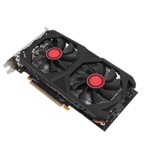 Tangxi RX580 8 GB GDDR5 256-Bit-Grafikkarte, Effiziente, Leise PCI-Express-Gaming-Grafikkarte mit Zwei Lüftern, Hohe Haltbarkeit, Einfache Installation, Hervorragende PC-Betriebsleistung von Tangxi