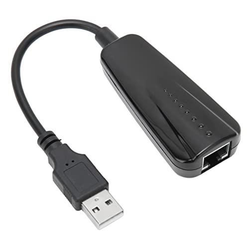 Tangxi USB 2.0 auf 10/100Mbps Netzwerkadapter, USB 2.0 auf Ethernet Adapter USB auf RJ45 Adapter, Kabelgebundener USB Laptop LAN Net Adapter für Windows für Linux für OS X von Tangxi