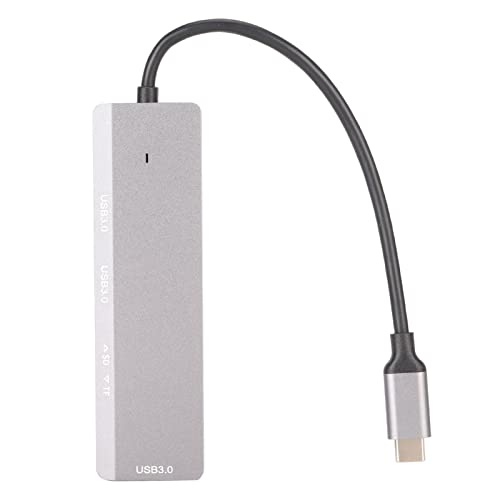 Tangxi USB 3.0 Hub, 5 Gbps 3 Ports USB Hub USB Splitter USB Expander für Laptop, Multiport Speicherkarte Speicherkartenleser, Schnelle Wärmeableitung von Tangxi