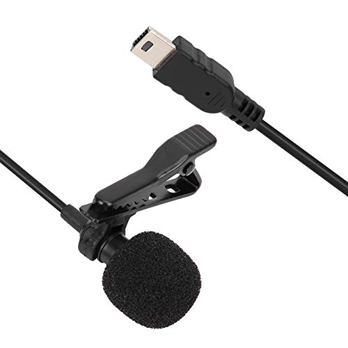 Tangxi USB-Lavalier-Mikrofon, professionelles Interview, omnidirektionales Mikrofon mit Clip für Lavalier, für GoPro Hero 3/3 +/4 von Tangxi