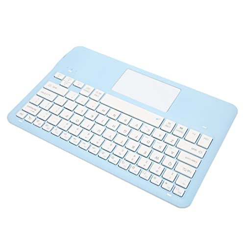 Tastaturhülle für Galaxy Tab S8+ 2022 S7 FE 2021 S7+ 2020, 12,4 Zoll, Schlanke, Leichte, Abnehmbare Tablet-Tastatur, PU-Hülle mit Stifthalter (Touchpad) von Tangxi