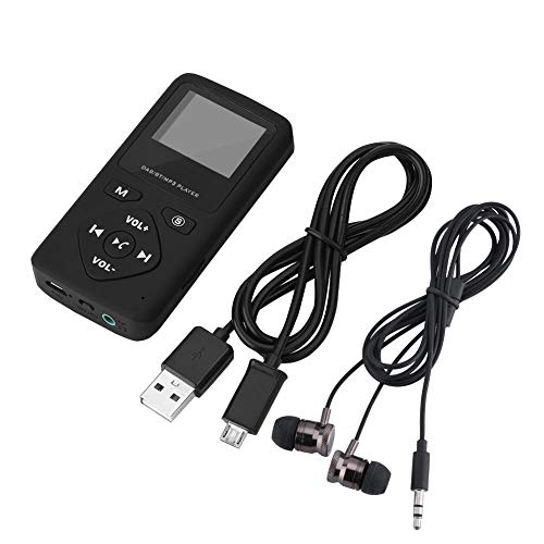 Tragbares Radio, Mini-Pocket-Digital-DAB/DAB + Pocket-Digital-Radioempfänger Bluetooth-MP3-Player mit Kopfhörer, Unterstützung TF-Karte MP3-Player-Funktion von Tangxi