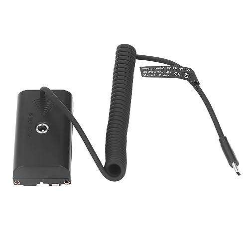 Typ-C-Dummy-Akku für NP F970 F750 F570 F550, Schnelles Laden, Kontinuierlicher Netzadapter mit Schaltungsschutz-Federkabel, Kompatibel mit Kamera-Fülllicht Typ-C-Dummy-Akku für NP F970 F750 F570 F550, Schnelles Laden, Kontinuierlicher Netzadapter mit Schaltungsschutz-Federkabel, Kompatibel mit Kamera-Fülllicht von Tangxi